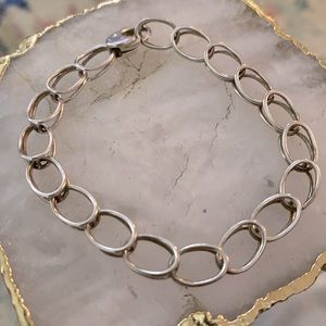 Tiffany sterling silver link bracelet